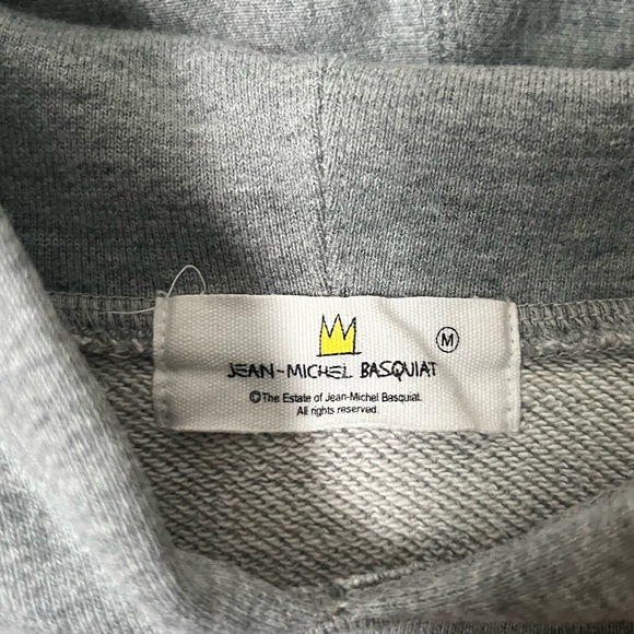 Jean-Michel Basquiat Bratwurst Hoodie Gray Medium - Picture 5 of 9